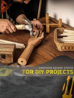 10Pcs Palos De Madera No Terminados Cuadrados Para Manualidades Decoración Del Hogar Accesorios De Artesanía DIY - details 3