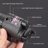 Luz Táctica Para Armas Puntería Verde Roja Laser Pointer Para Pistola Y Arma De Fuego AR15 Compatible Con Ranura De 20mm - details 0