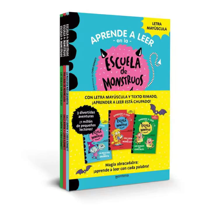 Libro PACK ESCUELA DE MONSTRUOS LA MASCOTA MAS GRANDOTA  UNA LIADA Editorial MONTENA - 1