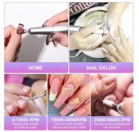 Taladro de Uñas Eléctrico - 45000 RPM, Recargable, con Pantalla LCD Inteligente, Kit DIY para Uñas de Gel, Manicura y Pedicura, Color Deslumbrante - details 5