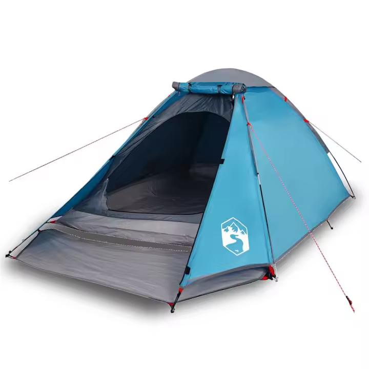 vidaXL Tienda de campaña iglú 2 personas tela opaca impermeable Color Blanco opaco,  Azul,  Gris y naranja y mas - 1