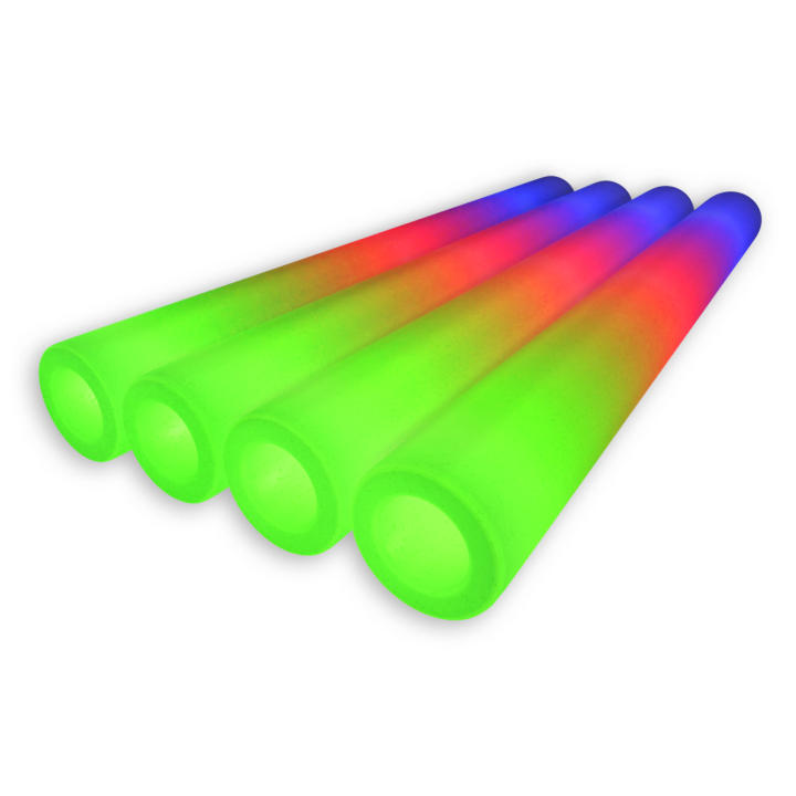 Palos Luminosos LED | 47 CM | Palos de Luz | Palos Luminosos de Espuma Led | Boda | Barras de Luz para Fiestas | MARCA EL FUTBOLIN