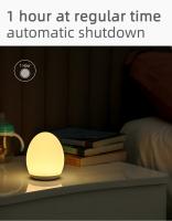 Lámpara Nocturna Recargable LED Para Cuna Con Luz Blanca Cálida Iluminación Dimmable Para Dormitorio Y Bebé Incluye Batería - details 5