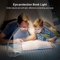 9 LED Reag Light, lámpara de luz Reag recargable en 3 modos de brillo (blanco frío/amarillo cálido), Luz Reag regulable para libro en la cama, luz de clip de libro para viaje nocturno Reag - details 0