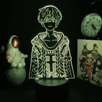 Figura De Anime Tokyo Revengers Lámpara 3D De Acrílico Iluminada Para Decoración De Habitación De Niños Regalo De Cumpleaños Luz Nocturna Con Control Remoto - details 5