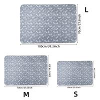 2pcs Almohadillas De Orina Para Perros Grandes Rosa Rink Lavables Reutilizables Para Entrenamiento De Perros Y Juego - details 5