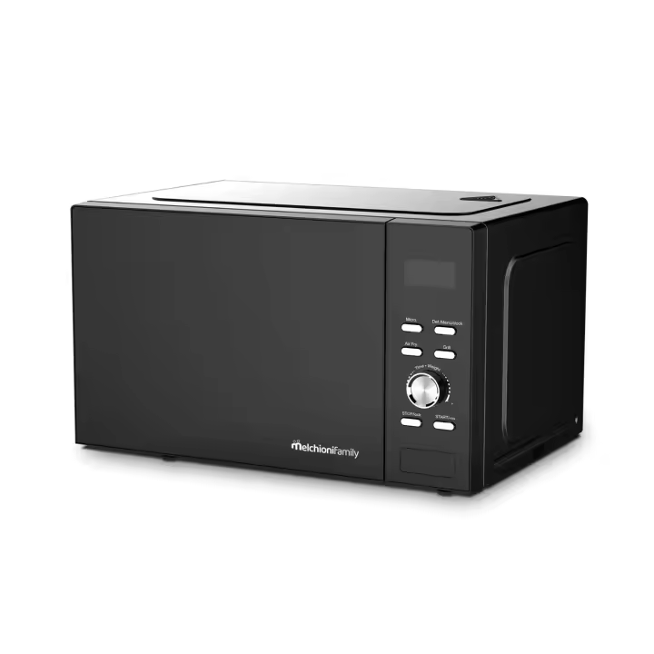 Freidora de Aire y Microondas 2 en 1 MELCHIONI FAMILY GOLIA 23L con Función Grill, Pantalla Táctil y Programas Predefinidos, 1300 W + 1700 W, Color Negro - 1