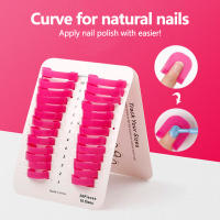 26PCS Bolsa De Herramientas Para Arte De Uñas Con Clip Antidesbordamiento Fácil Y Limpio De Pintura Para Uñas Accesorios De Manicura - details 3