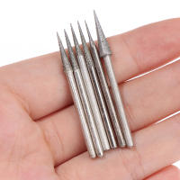 6Pcs Cabezas De Pulido De Diamante 1-4mm Herramientas De Grabado Y Carving Con Boquilla De 2.35mm Para Trabajo Manual - details 0