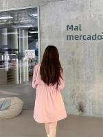 Abrigo De Trench Elegante Para Mujer plus Talla Primavera/Otoño Con Cierre De Cordón Estilo Coreano Casual Versátil Con Bolsillos - details 1