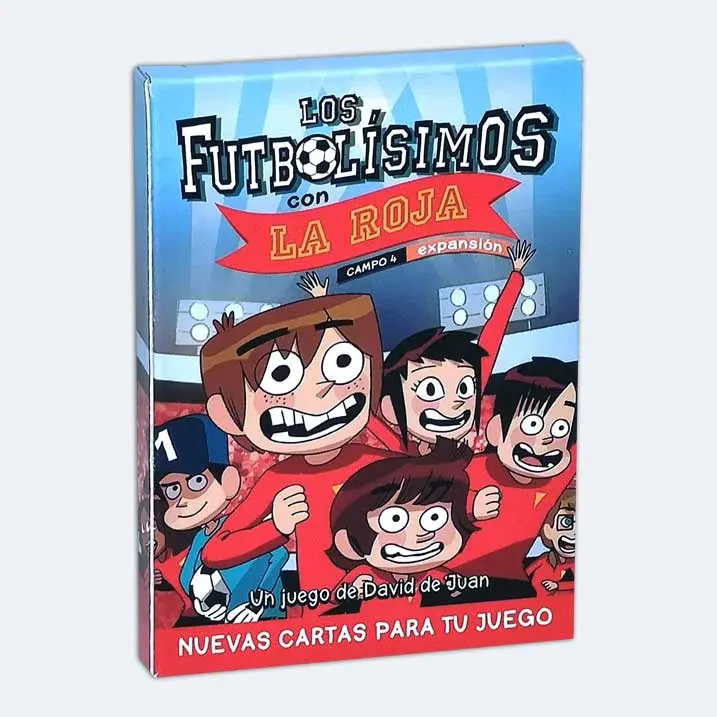 Los Futbolísimos con la Roja - Campo 4, Expansión del divertido juego de cartas Los Futbolisimos Campo 4 - 1