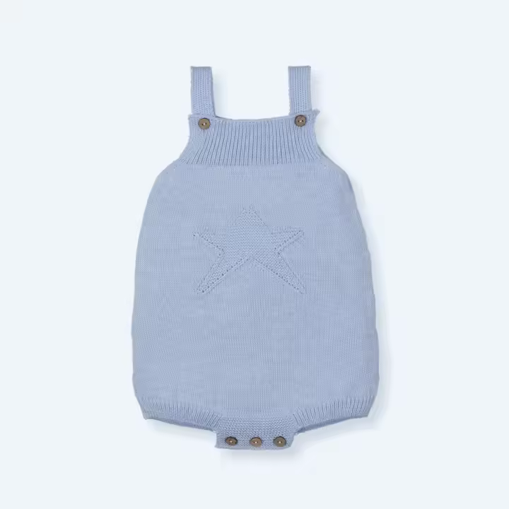 Pelele Tirantes Punto Cala Estrella Mac Ilusion M9242 Mac Ilusion 0 - 3 Meses 18 - 24 Meses 6 - 12 Meses Bebe niña REBAJAS/ Outlet REBAJAS Verano Tallas Outlet Verano Niña - 1