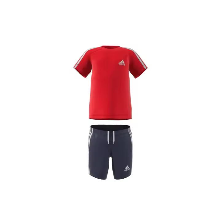 Conjunto Rojo corto Adidas I 3S SPORT SET - 1
