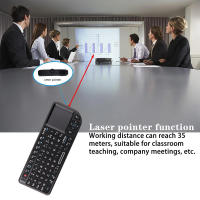 Teclado Inalámbrico Mini Con Iluminación RGB Teclado Azerty Francés Español Ruso Con Touchpad Para PC Smart TV Box Aire Mouse Kit Para Laptop Y Desktop - details 2