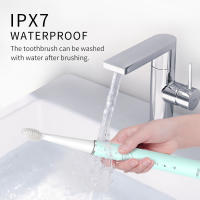 Cabezales de cepillo de dientes eléctrico sónico para adultos, cabezales de repuesto recargables por USB, resistente al agua, temporizador inteligente, IPX7 - details 1