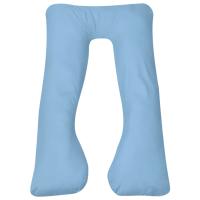 vidaXL Almohada de Embarazo y Lactancia 90x145 cm Forma de U 90x145 cm Color Azul,  Blanco,  Gris y mas - details 0