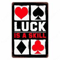 BlackJack Placa De Poker En Metal Vintage Art Poster Rey De Copas Decoración De Pared Para Bar Café Hogar Retro Sin Juego - details 9