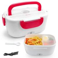 Fiambrera Eléctrica Portátil, Taper eléctrico para COCHE, Camion ,Estuche, Lonchera recargable , Recipiente para alimentos con cierre hermético ,Contenedor comida para viaje ,220-240V - details 0