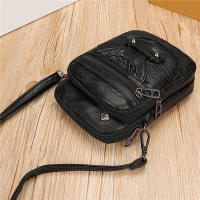 Bolso Pequeño De Cuero Suave Multifuncional Para Mujer Estilo Vintage Bolso Cruzado Monedero Teléfono Móvil Bolso De Mano - details 10