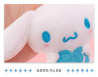 Llavero De Peluche Sanrio Hello Kitty Kuromi Melody Cinnamoroll Colgante Para Mochila Juguete Para Niños Regalo De Cumpleaños - details 12