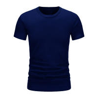 Camiseta De Algodón Para Hombre Verano Estilo Slim Black Manga Corta Cómoda Casual Cuello Redondo Top De Ropa Masculina - details 6