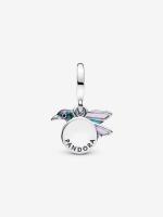 Pandora - Charm Doble Colgante de Colibrí Soñador-Plata de Lei - details 0
