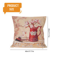 Funda De Cojín De Lino Y Algodón Con Estampado De Flores Nórdicas Bohemia Para Sofá Decoración De Hogar Textil De Algodón Y Lino - details 9