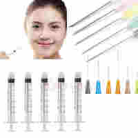 Juego De 5 Siringas Luer Lock De 3ML Con Agujas Estériles De Acero Inoxidable 18G 21G 22G 25G 27G Para Dispensar Líquidos En Tatuaje - details 0