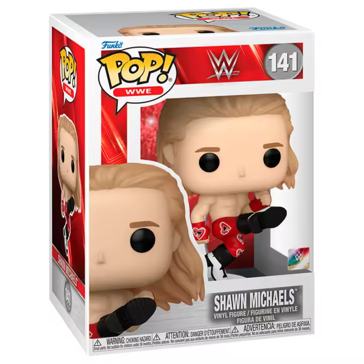 Figura Pop Wwe Shawn Michaels-Figura de Vinilo Coleccionable - Idea de Regalo- Mercancia Oficial - Juguetes para Niños y Adultos - Movies Fans - Muñeco para Coleccionistas y Exposición - 1