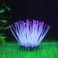 Adorno Acuático De Silicona Para Acuariopeces Artificiales Decoración Submarina Con Coral Y Plantas Iluminadas Para Decoración De Tanque De Acuario - details 1