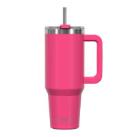 Taza Termo De Acero Inoxidable Watersy 40oz/1200ml Con Asa Y Tapón De Pajita Gran Capacidad Para Mantener Café Y Cerveza Frío Aislamiento Térmico Portátil - details 16