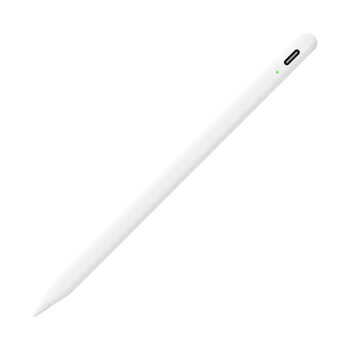 Lápiz Capacitivo Universal para Pantalla táctil con Tapa magnética y Puntos de Repuesto para Tablet iPad/Mini/Air/iPhone/Microsoft Android (Blanco) - 1