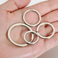 Anillos De Línea Planos Y Rotundos Para Llaves 20 Piezas 1.5x20mm Aleación De Metal Para Fabricación De Joyas DIY Y Accesorios De Llaveros - details 5