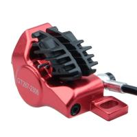 NFOX Freno De Disco Hidráulico Para Scooter Y Vehículo Eléctrico Cuatro Pistones Pastillas De Freno De Resina Semi Metálica Cerámica Base De Cobre - details 6