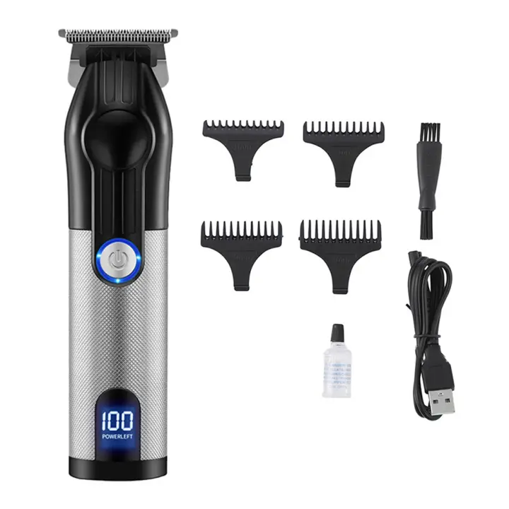 Maquinilla para cortar el pelo para hombre, kit de corte profesional, maquinilla inalámbrica para cortar el pelo para hombre - 1