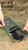 Tienda de campaña grande para exteriores, resistente al viento, con clavos de tierra, engrosados y alargados, clavos de tierra, clavos de hierro, bolsa de almacenamiento para accesorios de camping - details 3