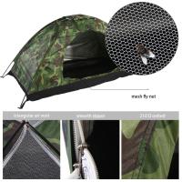 Carpa De Camping Y Senderismo Para Una Persona Con Protección UV Y Impermeabilidad Camuflaje Ideal Para Exteriores - details 3
