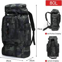 Mochila de senderismo 80L, mochilas de senderismo, mochila de viaje, mochila para alpinismo impermeable, Daypack de escalada camping y turismo para hombre y mujer - details 3