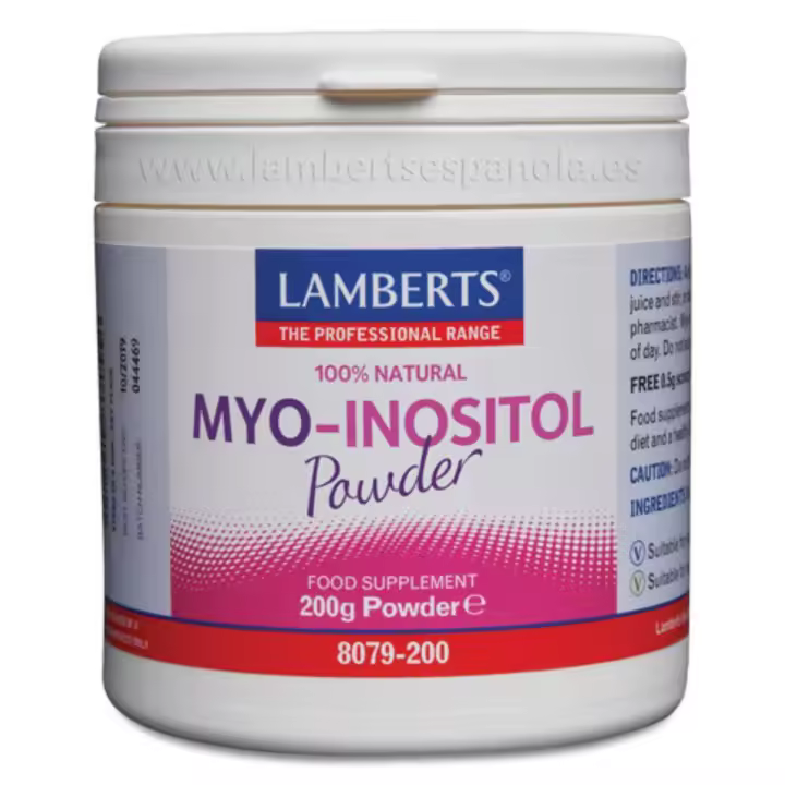 MYO Inositol en Polvo Lamberts 200 G - 1