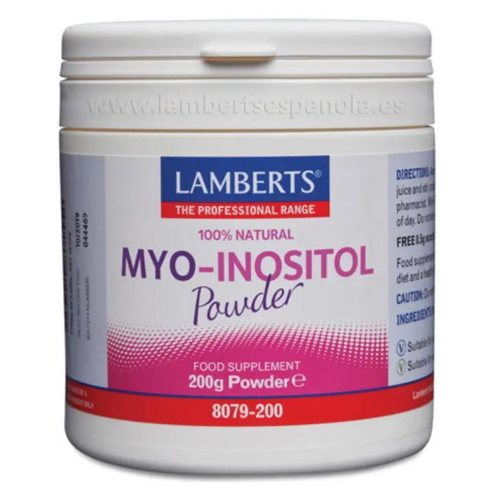 MYO Inositol en Polvo Lamberts 200 G - 1