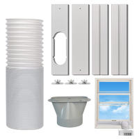 Kit De Ventilación Para Aire Acondicionado Universal Con Conector Ajustable Y Sellador De Ventana Tubo De Extensión De Ventilación De Aire Acondicionado VKTECH PVC Moderno - details 18