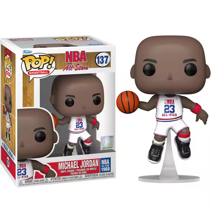 Figura Funko Pop Nba All Stars Michael Jordan 1988-Figura de Vinilo Coleccionable - Idea de Regalo- Mercancia Oficial - Juguetes para Niños y Adultos - Movies Fans - Muñeco para Coleccionistas y Exposición - 1