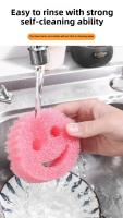 Esponja De Cocina Sonriente Para Lavar Platos Fuerte Esponja De Limpieza Para Cocina Y Baño Absorción De Aceite Y Grasa Durable Y Fácil De Limpiar Color Atractivo - details 11