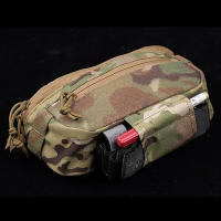Bolsa De Hombro Compacta Para Cinturón Integrada Con Chaleco De Porta Placa Para Airsoft En MC Negro Verde De Rango Café - details 5