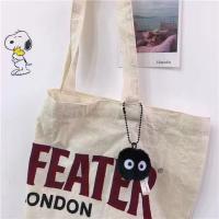 Llavero De Peluche Pequeño Con Bola De Carbón Negra Colgante Para Bolsas De Libros Estilo Coreano Regalo Para Niñas De 3-6 Años Relleno De Algodón PP - details 2