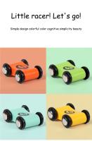 Juguete De Madera Para Niños Carro De Deslizamiento Con Carril De Carreras Y Slides Mini Juego De Coches Modelo Colorido Para Niños Juguetes Educativos Sin Batería - details 0