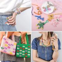 30g Alrededor De 100pcs De Cuentas De Caballo De Plástico Vibrantes Para DIY Únicos Pulseras Collares Tobilleras Aretes Accesorios De Joyería - details 5