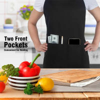Delantal de Cocina impermeable Y a prueba de agua para el hogar, ajustable, sin Mangas, para trabajo de Camarero Masculino y Femenino - details 1