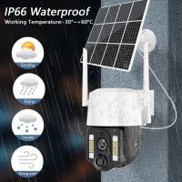 Cámara Solar 4G Con Tarjeta SIM Seguridad Protección Exterior IP CCTV Vigilancia Inalámbrica Inteligente HD 5MP Para Hogar - details 5