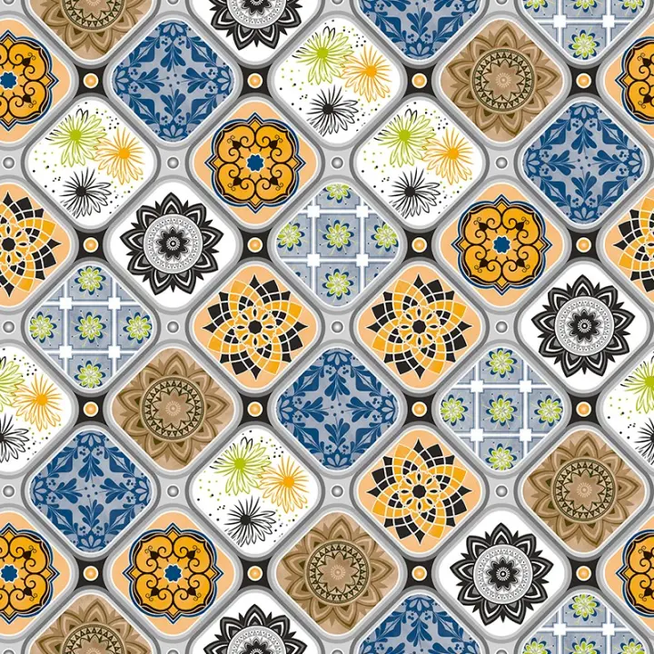 VALENTIA HOME Mantel Hule Xúquer | Estampado Antimanchas | Repelente de Agua - 1